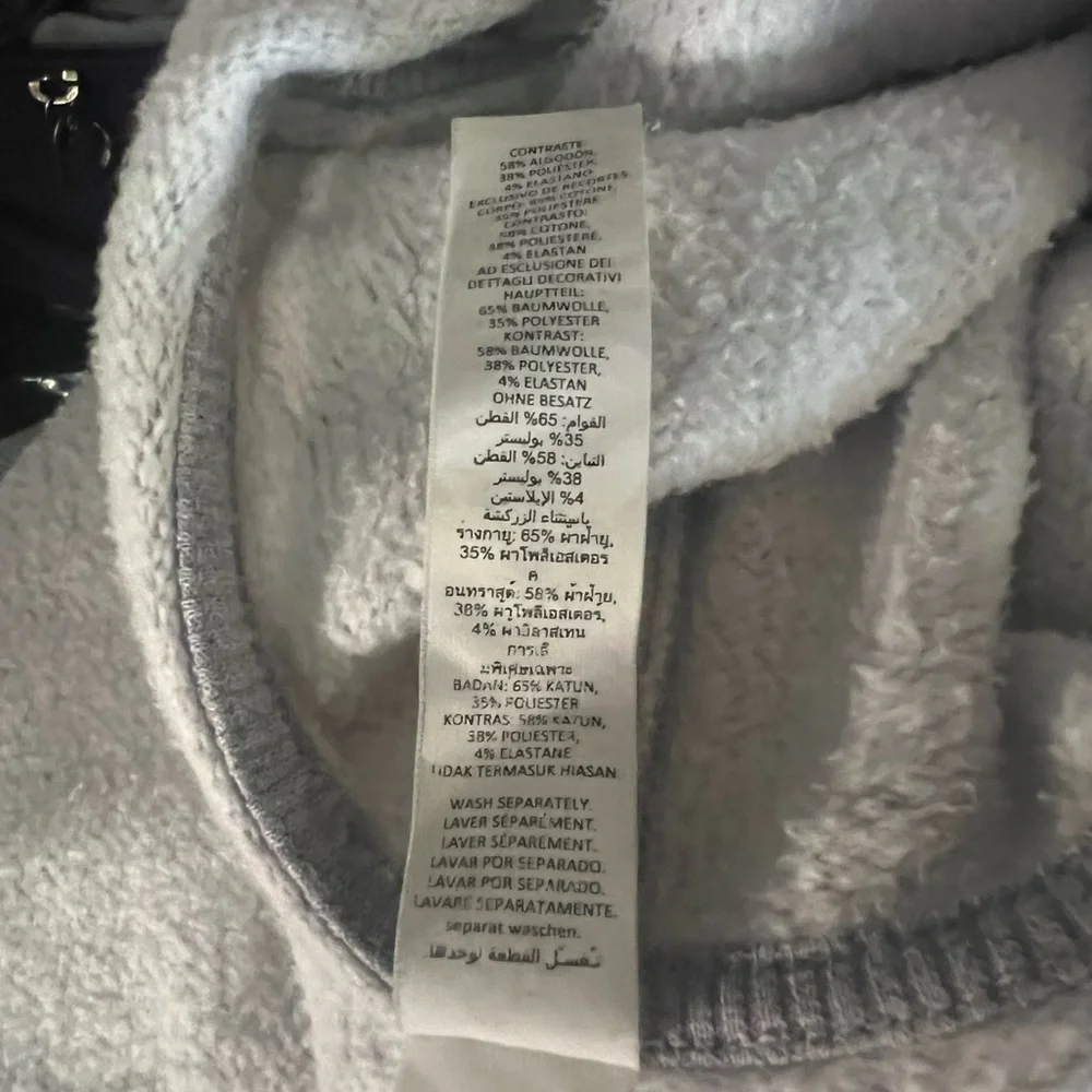 ALO Yoga Light Gray Hoodie Sweatshirt